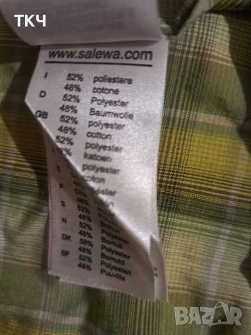 Salewa dry ton  50 (L) мъжка риза с къс ръкав, снимка 7 - Ризи - 44041123