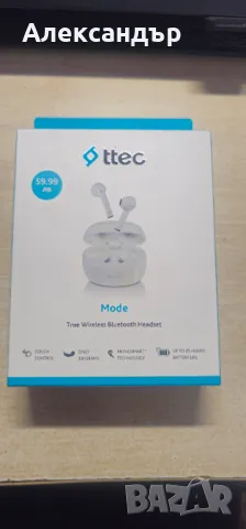 Безжични слушалки ttec, снимка 1