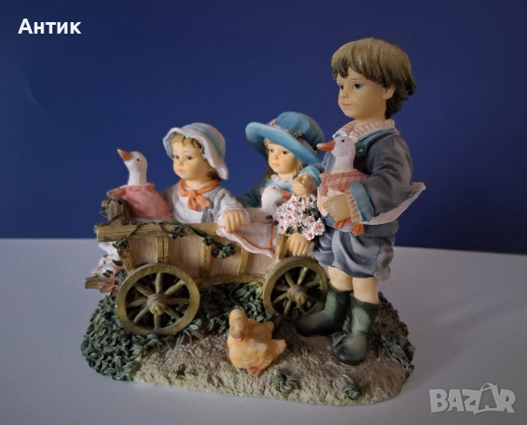 Красива Стара Фигура Статуетка Англия, снимка 10 - Колекции - 53594547