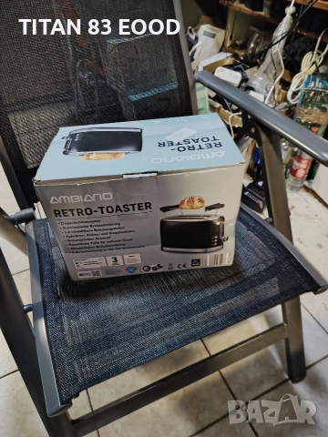 тостер с ретро дизайн Ambiano. , снимка 4 - Тостери - 52953576