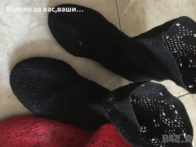 Два чифта мрежести ботуши за 8лв., снимка 3 - Дамски ботуши - 48912556