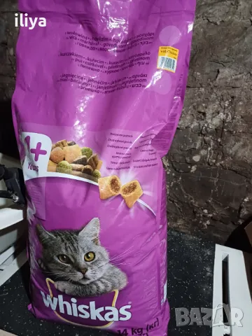 Храна за котки Whiskas с пилешко 14кг за котки от 1г, снимка 1 - За котки - 47951280