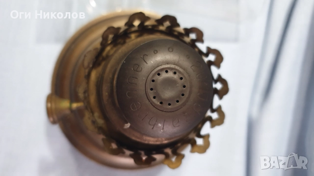 Старинна газена лампа за полилей, снимка 5 - Антикварни и старинни предмети - 52791804