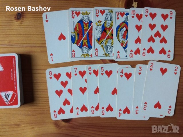 Стари карти за игра. , снимка 3 - Антикварни и старинни предмети - 38206403