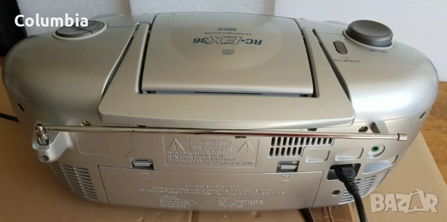 Радиокасетофон JVC RC-EX36S MP3 Stereo Radio Cassette Recorder Tuner/CD/Tape, снимка 6 - Радиокасетофони, транзистори - 51875069