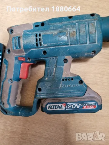 Перфоратор TOTAL 20V Li ion, снимка 3 - Перфоратори - 50142323