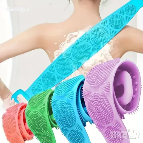 5357 Дълга силиконова изтривалка за гръб тяло, снимка 4 - Други - 47711455