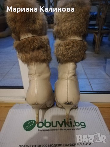 Боти и ботуши естествена кожа, снимка 5 - Дамски ботуши - 43258463