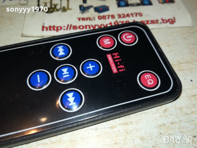 HI-FI AMPLIFIER REMOTE 1211212100, снимка 3 - Други - 34786612