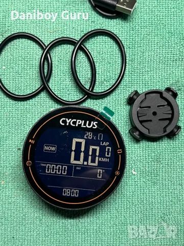 M2 CYCPLUS GPS велокомпютър, безжичен велокомпютър ANT+ Bluetooth велосипеден скоростомер километраж, снимка 12 - Части за велосипеди - 51230979