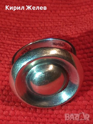 NIKOL@S 925 НИКОЛАС СРЕБЪРЕН АВТОРСКИ АРТ ДИЗАЙНЕРСКИ МАРКОВ ПРЪСТЕН СРЕБРО 925 УНИКАТ 17632