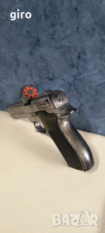 Масивен метален пистолет с капси Colt комплект с кобур Джоралди , снимка 10 - Колекции - 53386030