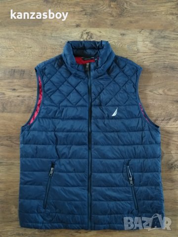  nautica LIGHTWEIGHT TEMPASPHERE QUILTED VEST - страхотен мъжки елек КАТО НОВ, снимка 4 - Други - 39676395