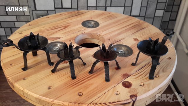 Свещници от ковано желязо 10лв за брой , снимка 4 - Декорация за дома - 37359353