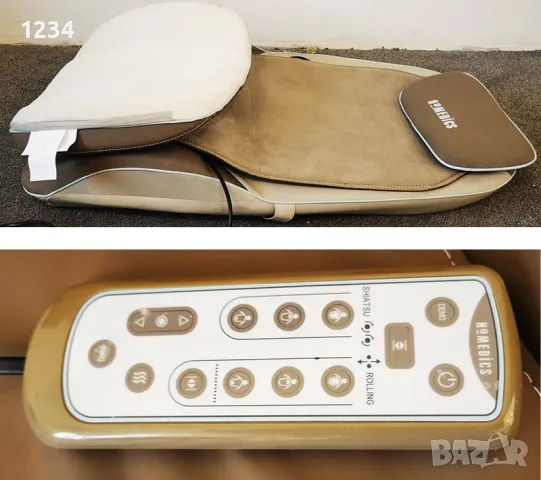 като НОВА HoMedics масажираща седалка за Шиацу масаж с подгрев. Масажор SBM-1010GB, снимка 2 - Масажори - 50418811