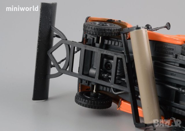 ГАЗ 69 Т3 тротоар-полагаща 1960 - мащаб 1:43 на DeAgostini моделът е нов в блистер, снимка 10 - Колекции - 42986376