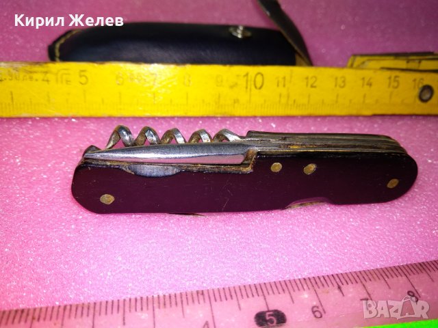 INOX Старо НЕМСКО БОЦМАНСКО МНОГОФУНКЦИОНАЛНО ДЖОБНО НОЖЧЕ Рядък КОЛЕКЦИОНЕРСКИ МОДЕЛ в КАЛЪФ 43163, снимка 11 - Други ценни предмети - 44010249