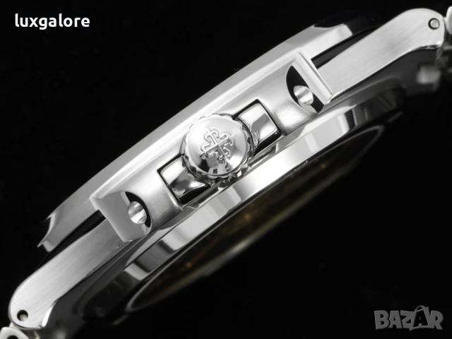 Мъжки часовник Patek Philippe Nautilus Ruby Bezel с автоматичен швейцарски механизъм, снимка 6 - Мъжки - 50616801