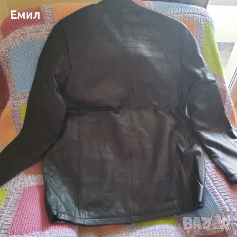 Продавам ново мъжко кожено яке, снимка 2 - Якета - 51995293