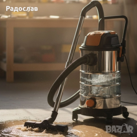 Stark’s IVC30 – Прахосмукачка 3 в 1 за сухо и мокро почистване с обдухване, 1500W и 30L резервоар., снимка 3 - Прахосмукачки - 51946433