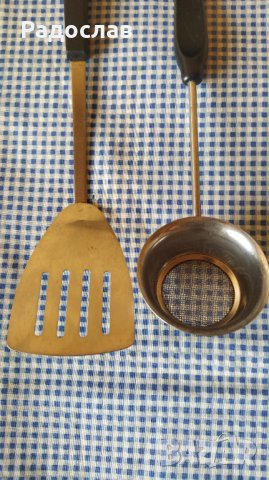 СССР кухненска шпатула и цедка , снимка 2 - Прибори за хранене, готвене и сервиране - 43929126