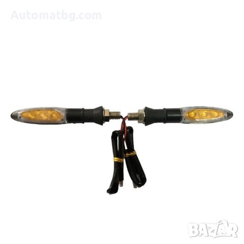 Комплект мигачи Automat, Диодни светлини, 2бр, 1928, Черен