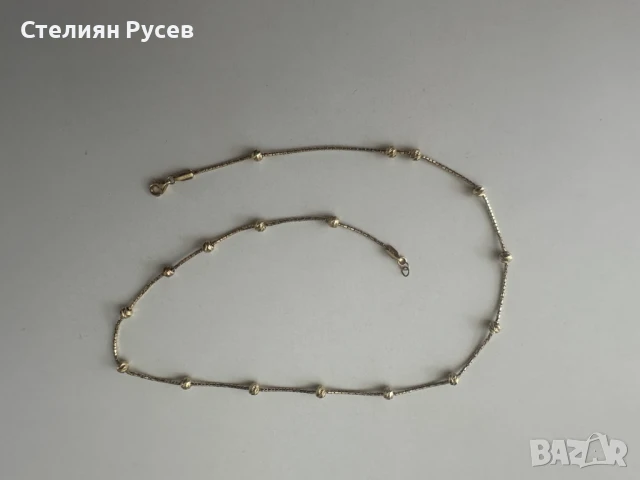  3.91гр дамско златно колие / синджир / ланец / злато / златен / GOLD 585 / 14 карата  , снимка 7 - Колиета, медальони, синджири - 50861216