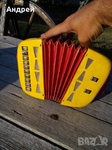 Стар детски акордеон,играчка, снимка 5 - Антикварни и старинни предмети - 26973548