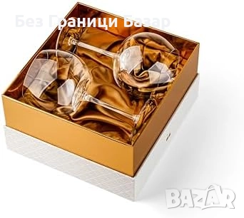 Нови Луксозни кристални Copa de Balon чаши 730 мл – идеални за спритц, снимка 4 - Чаши - 51761029