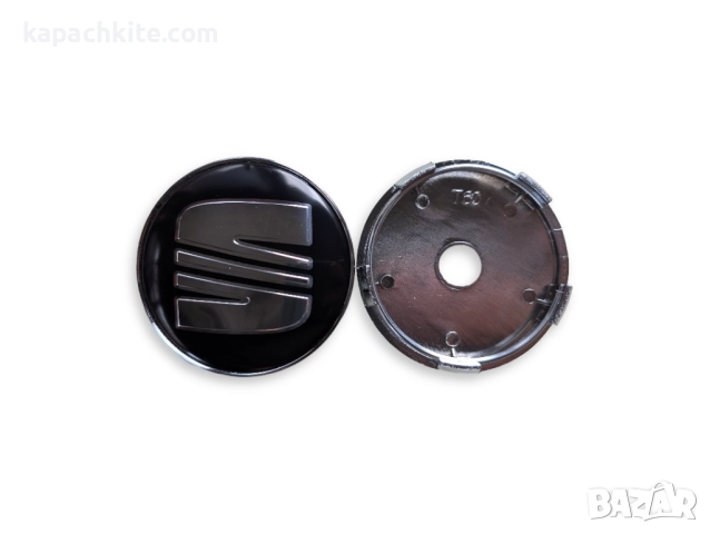 Капачки за джанти за Seat Сеат 56mm 60mm 63mm - Сребристи, Черни, снимка 6 - Аксесоари и консумативи - 52676738