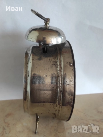 Работещ стар немски будилник от началото на миналия век, снимка 3 - Колекции - 51810088