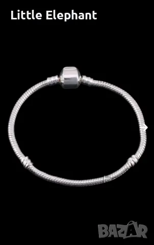 Сребърна гривна Пандора 17-18 см/нова