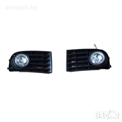 Kомплект халогени с решетки, LED крушки и фарове за мъгла за VW Golf 5 2003-2009 г., снимка 2 - Аксесоари и консумативи - 43413575