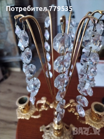 СТАР УНИКАЛЕН СВЕЩНИК, снимка 3 - Антикварни и старинни предмети - 52586045