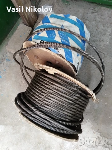Стоманено въже ф12 Немко , снимка 3 - Други машини и части - 50888690