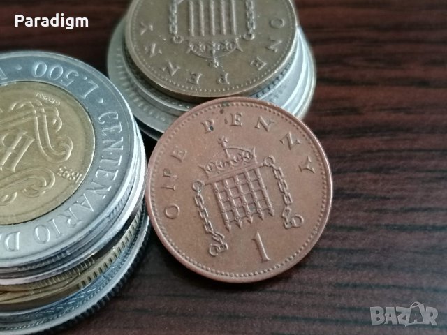 Монета - Великобритания - 1 пени | 1998г.