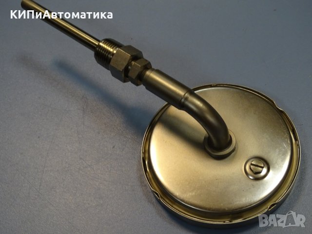 биметален термометър NUOVA FIMA Ø110 mm G1/2 KL1 0/+200°C L-85mm, снимка 5 - Резервни части за машини - 35228861
