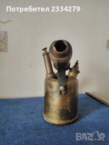 Автентична бензинова лампа,,златарска" произход Англия., снимка 7 - Антикварни и старинни предмети - 37759326