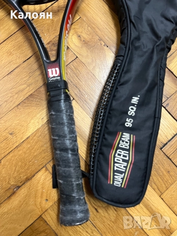 Тенис ракета Wilson Pro Staff JR в калъф , снимка 2 - Тенис - 51823278