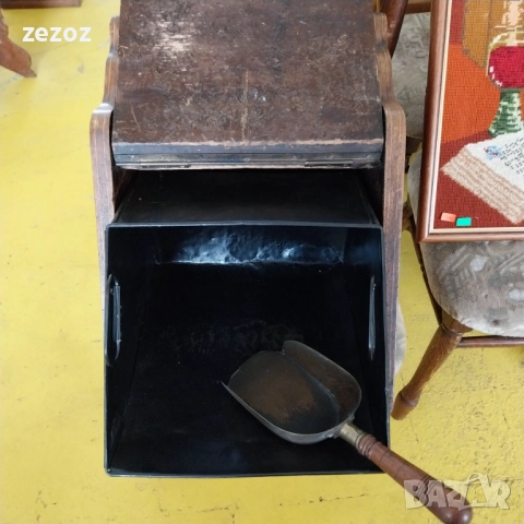Кутия-антикварна за въглища , снимка 6 - Декорация за дома - 52115358