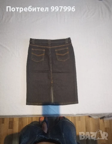 дънкова пола, снимка 11 - Поли - 50990255