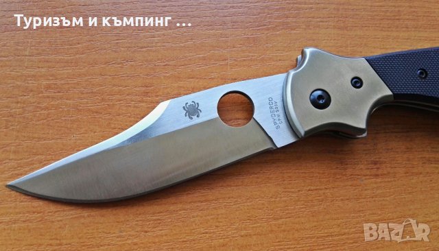 Сгъваем нож Spyderco Schempp Bowie , снимка 2 - Ножове - 21157815