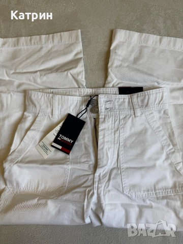 Tommy Jeans 3/4 бели дънки