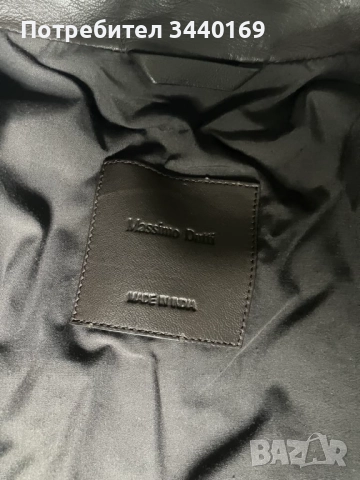 кожено яке масимо дути, снимка 5 - Якета - 51997077