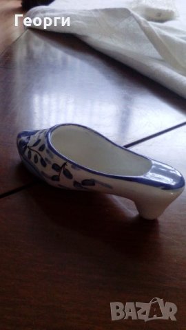 Порцелан обувка Холандия, снимка 3 - Декорация за дома - 27297971