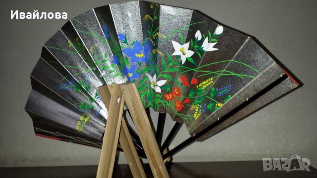 Японско ветрило с поставка  (Фън Шуй), снимка 5 - Декорация за дома - 27224770