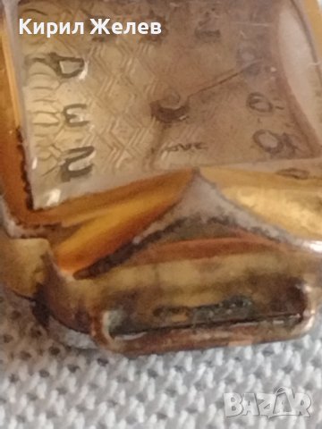 Стар механичен часовник с позлатена рамка за КОЛЕКЦИЯ 43075, снимка 4 - Други ценни предмети - 43905538