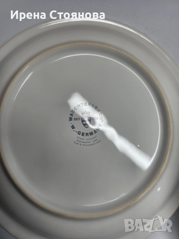 10 чинии за десерт Waechtersbach W. Germany, производство от 80-те години на Isola Bella, снимка 6 - Чинии - 53390563