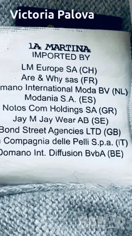 Скъпа блуза/суитчър  LA MARTINA оригинал, снимка 14 - Суичъри - 49171644