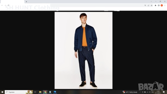 ZARA Размер 34 дълбок панталон с паднало дъно 17-55, снимка 3 - Панталони - 52727935